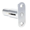 thumbnail image 3 of 32mmx19mm Cylinder Zinc Alloy Chrome Finish Plunger Lock, Keyed Alike, 3 of 4