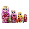 thumbnail image 2 of Adorables Muñecas Anidadas para Niñas, Muñeca Apilable, 7 Piezas, Decoración Colorida Hecha a Mano para Habitación de , Regalos de Inauguración D violeta Hugo Muñeca rusa de anidación, 2 of 8