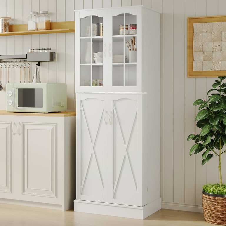 Small white cupboard doors discount