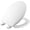 White, variant on BEMIS Round Plastic Toilet Seat in White with Easy-Clean & Change and Whisper-Close