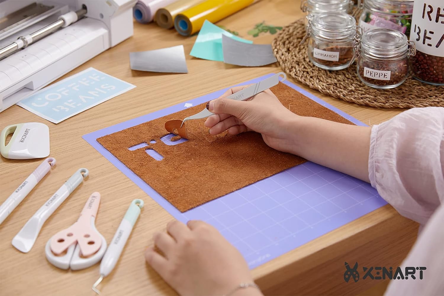 Cutting Mat for Silhouette Cameo 4/3/2/1(3 Mats,12x12 inch) Strong Adhesive Sticky Accessories Craft Vinyl Replacement Cut Mats for Silhouette Cameo
