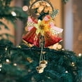 thumbnail image 1 of Xihbxyly Campanas Navideñas Colgantes En Rojo, Morado y Dorado, Exquisito Diseño Navideño, Elegante Decoración para Pared, Puerta y Techo, Ambiente Festivo, Reuniones Familiares, Tamaño 23 X 12 X 6 C, 1 of 6