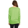 thumbnail image 3 of Women's Trendy style dolman sleeves solid tunic top, 3 of 3