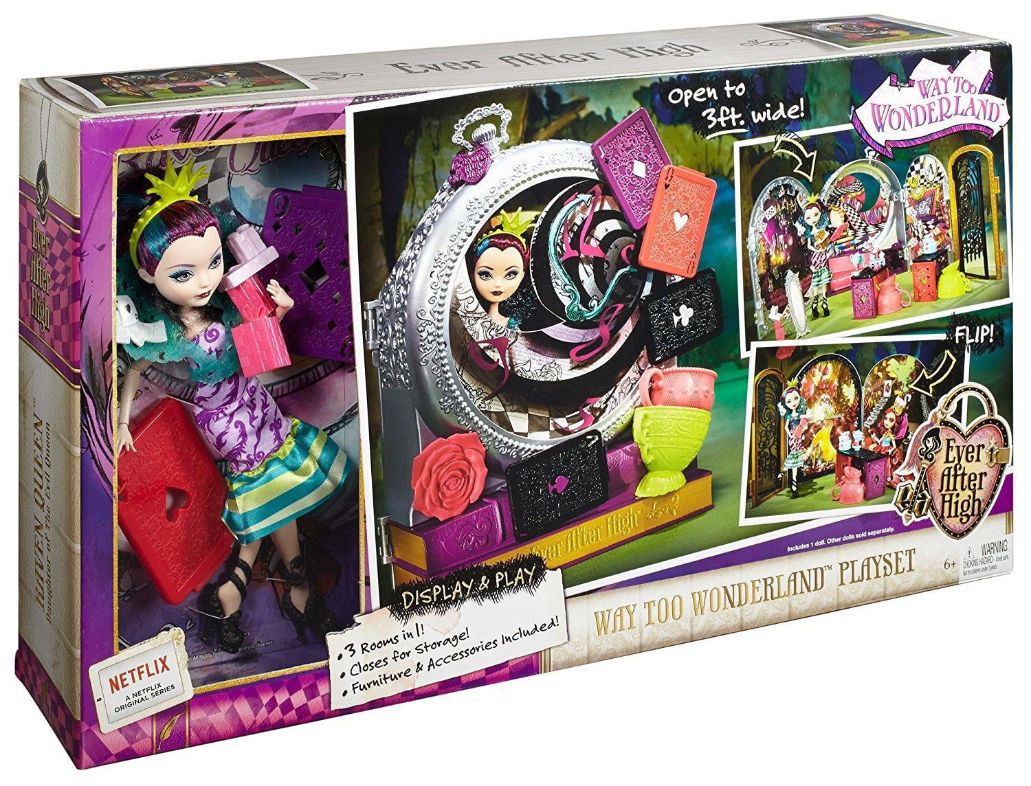 Way Too Wonderland Raven Queen Playset Doll Room Ever After High