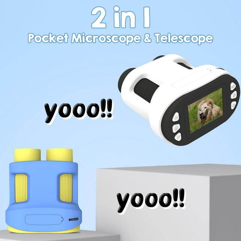 WINWEND Kids Microscope with 2.4 LCD Screen, Pocket Microscope, Portable  Microscope, Mini Microscopes for Kids Ages 8-12, Handheld Digital  Microscope