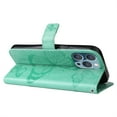 thumbnail image 4 of Dteck Wallet Case for Apple iPhone 14 Pro Max, for Women with Card Holder Butterfly Embossed Flip Kickstand PU Leather Magnetic Protective Cover with Lanyard, Green, 4 of 7