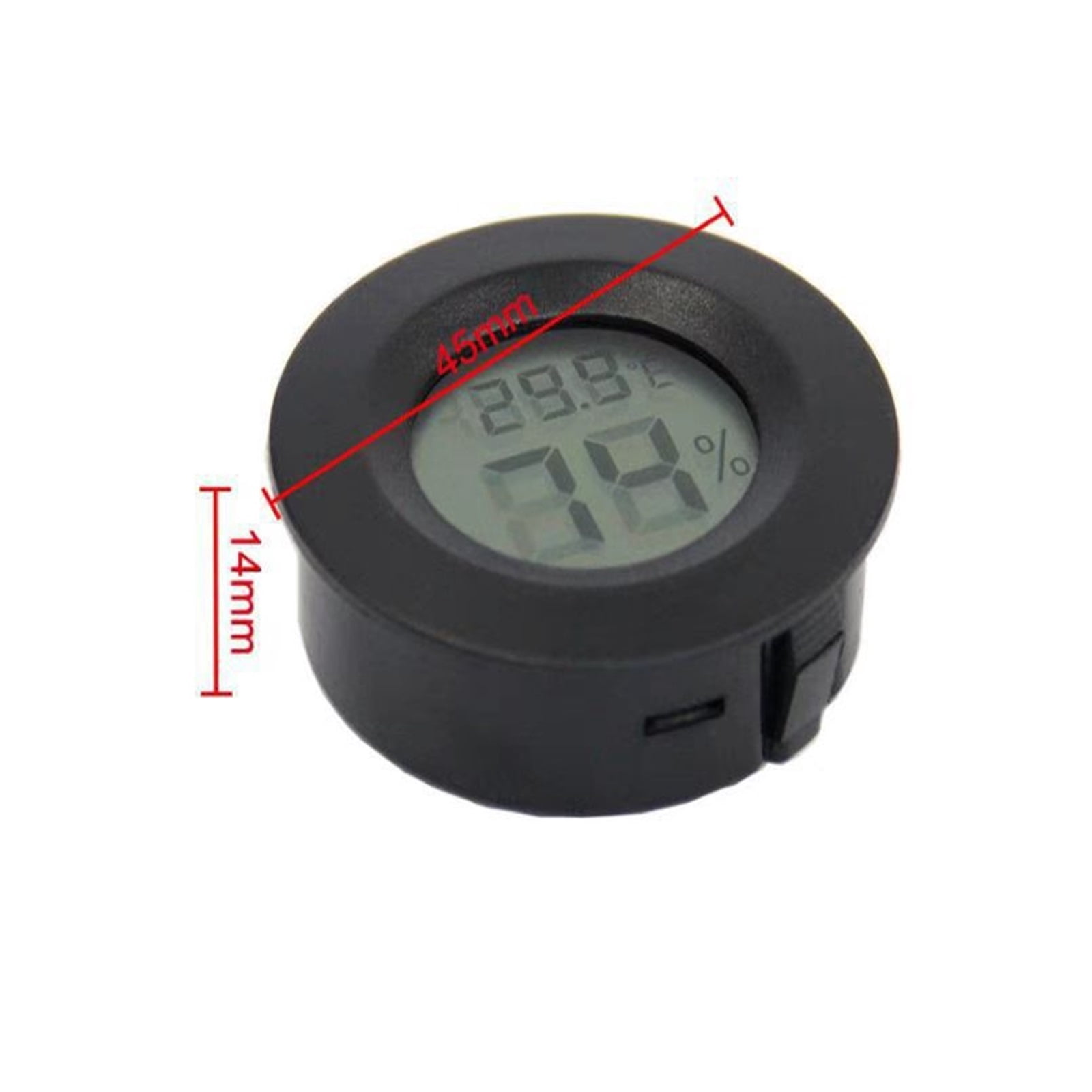 5-pack Hygrometer Thermometer Digital LCD Monitor Humidity Meter Gauge for Humidifiers Dehumidifiers ,Fast Response