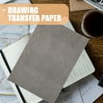 thumbnail image 2 of OULII 100 Sheets of Graphite Transfer Paper for Artists Black for Design Transferring, 2 of 3