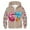 Khaki, variant on 67 Hoodie Kids Six Seven Meme Jacket Zip Up Sweatshirt Boys Girls Ice Cream Printed Casual 6 7 Coat Spring Autumn Winter