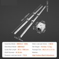 thumbnail image 1 of 2PCS Linear Guide Rails SBR12 SBR16 SBR20 SBR25 800-2200mm & 4PCS UU Bearing Blocks Smooth Motion For DIY Mills CNC Parts ,Long Lasting, 1 of 6