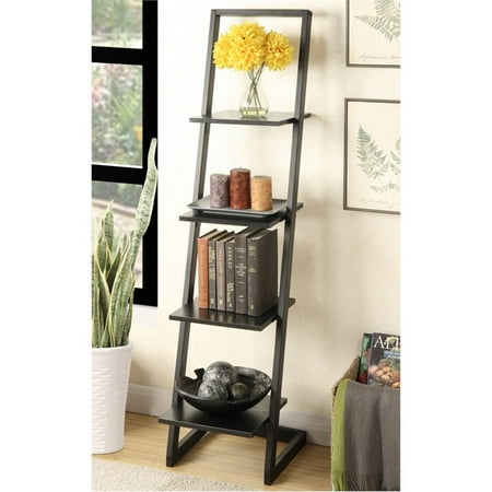 Scranton Co 4 Shelf Ladder Bookcase In Black Walmart Canada