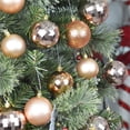 thumbnail image 4 of Jeco 48 Piece Shatterproof Plastic Christmas Ornament Set in Copper, 4 of 5