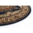 thumbnail image 5 of Sensation Transitional 5' x 7' Oval Navy and Beige Polypropylene Indoor Area Rug, 5 of 7