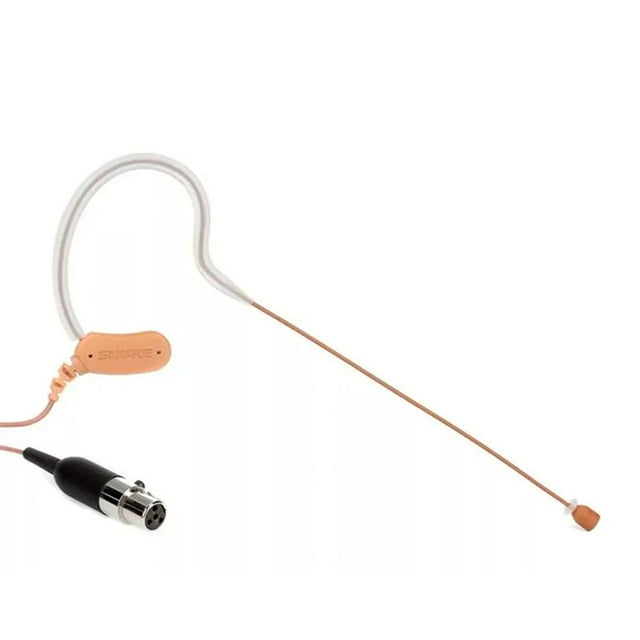 Shure MX153 Micrófono de diadema - Cacao, micrófono omnidireccional, conector TQG / TA4F Transmisores de petaca inalámbricos (MX153C/O-TQG)