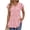 Pink Floral, variant on Womens Tops V Neck Short Sleeve Summer Shirts Babydoll Peplum Tops Tunic Dressy Casual Blouses