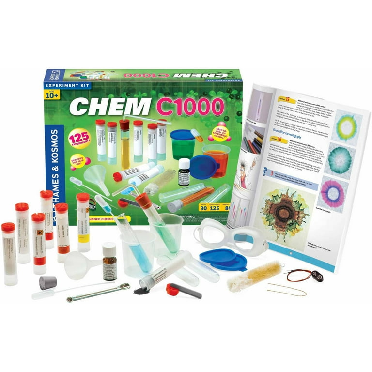 Chem C1000 (V 20) - Chemistry Experiment Kit with Solutions Chem C1000 (V 20) - Chemistry Experiment Kit with Solutions