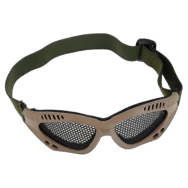 Gafas Airsoft Gafas protectoras de ojos de malla de acero para exteriores