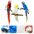 thumbnail image 4 of 3pcs Tropical Birds Honeycomb Paper Cutouts Parrot Honeycombs Party Supplies, 4 of 7