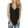 thumbnail image 2 of Dellytop Womens V Neck Loose Fit Sleeveless Casual Summer Tank Tops, 2 of 5