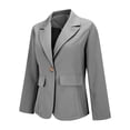 thumbnail image 4 of IMENGL Veste de Travail Décontractée à Manches Longues Col à Revers en polyester Coton, Gris 3TG, Taille M-3TG, 4 of 8