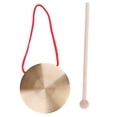 thumbnail image 2 of Hand Gong Platillos de Metal Bebé Música Temprana Juguete Inclinado con Mazos de CUTICAT Mini gong de mano, 2 of 8