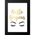 thumbnail image 2 of Greenwood, Amanda 11x14 Black Modern Framed Museum Art Print Titled - Hello Gorgeous Gold, 2 of 5