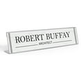 thumbnail image 1 of Printtoo Personalized Desk Name Plate Pretty Marble Custom Acrylic Office Desk Name Plate Accessory 2x8 Inches, 1 of 5