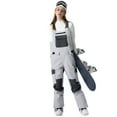thumbnail image 2 of Women's Snow Pants Women's Matching Color Matching Windproof and waterproof Warm and breathable Ski Pants Windproof Warm Breathable Ski Pants, 2 of 5