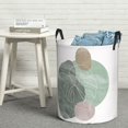 thumbnail image 1 of YFYANG Waterproof Laundry Hamper, Bohemian Style Leaves Laundry Basket Oxford Fabric with Handle Foldable, S, 1 of 8