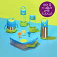thumbnail image 3 of b.box 20oz Tritan™ Drink Bottle - Flip Top Straw Water Bottle for Kids (Blue Slate), 3 of 7