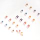thumbnail image 2 of 24 piezas de uñas a presión, uñas postizas de ataúd mediano, uñas postizas con pegamento para mujeres y niñas, 2 of 5