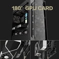 thumbnail image 3 of PCIE 4.0 X16 Extreme Cable, 180 Degree Flexible Plug and Play GPU Extension Card  for RTX3080 RTX3080ti for RX6900XT RX6800XT 25cm/9.84in, 3 of 7