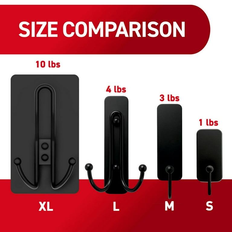 Black command hook discount