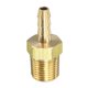 thumbnail image 1 of Conector de tubo de latón Uxcell con rosca macho recta para agua, aire y combustible 1/8"x1/8 NPT, 1 of 6