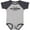 Baseball Heather and Navy, variant on Inktastic I Love My Big Brother with Hearts Boys or Girls Baby Bodysuit
