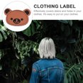 thumbnail image 3 of Miangastore 100pcs Embossed Bear Head PU Label Tags DIY Sewing Embellishment Clothing Label, 3 of 8
