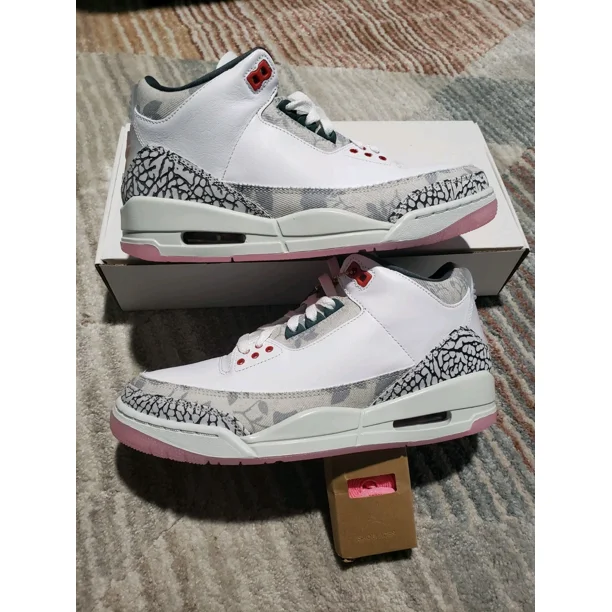 Ni - ke Ni - ke Air Jordan 3 Retro Wings Jordan Ⅲ AJ3 Pink/White HM6993-100 Men's Sz 8.