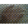 thumbnail image 4 of oneOone Cotton Silk Fabric Chevron & Swirl Ikat Decor Fabric Printed BTY 42 Inch Wide, 4 of 4
