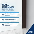 thumbnail image 4 of Aston Sdr996ez-3480 Elyse Xl 80" High X 34" Wide Pivot Frameless Shower Door - Chrome, 4 of 7
