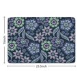 thumbnail image 5 of Pioneer Flower Floral Print Flannel Non Slip Door Rugs,Washable Door Mats Indoor,Decorative Door Mats,Dirt-Resistant and Absorbent Doormat for Entrance,Bedroom,Kitchen,Bathroom,23.5"x16", 5 of 5