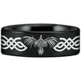 thumbnail image 3 of Tungsten Celtic Raven Ring, 3 of 7