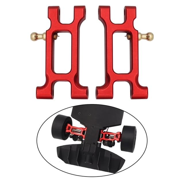 Columpio Trasero Inferior, Aleación de Aluminio, Accesorio Modificado de Carreras para SG1603 SG1604 UD1601 UD1602 1603 16041/16 RC Car rojo CUTICAT Piezas modificadas