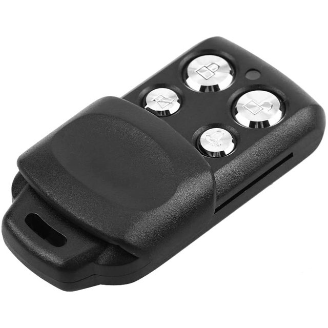 Mando a distancia para puerta de garaje, mando a distancia universal Terisass para puerta automática 433 MHz, mando a distancia de repuesto, mando a distancia con llave de clonación, 4 botones duplicados, mando a distancia Chamberlain ACTIVE Biensenido a ACTIVE