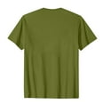 thumbnail image 2 of NAMTYQX Cute Tops for Teen Girls Oversize Light Comfy Crewneck Short Sleeve mit Print Fashion Soft Graphic Women's T-Shirts Army Green Size 2XL, 2 of 3