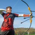 thumbnail image 4 of Tiro Con Arco Con 2 Correas Y Guantes Protectores De 3 Dedos, 4 of 8