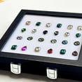 thumbnail image 6 of Portable Jewelry Display Case with Secure Clasp for Gem and Crystal Storage, 6 of 17