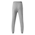 thumbnail image 5 of Sweatpants for Men Wide Leg Joggers Pants Heavyweight Workout Jogging Loose Fit Trousers with Pocket Solid Color Fleece Trousers, 5 of 8