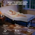 thumbnail image 3 of Clearance! Twin XL Adjustable Bed Frame - 1350LBS Quiet Motors, 5 Heights, USB A&C, Tool-Free Assembly, 3 of 8