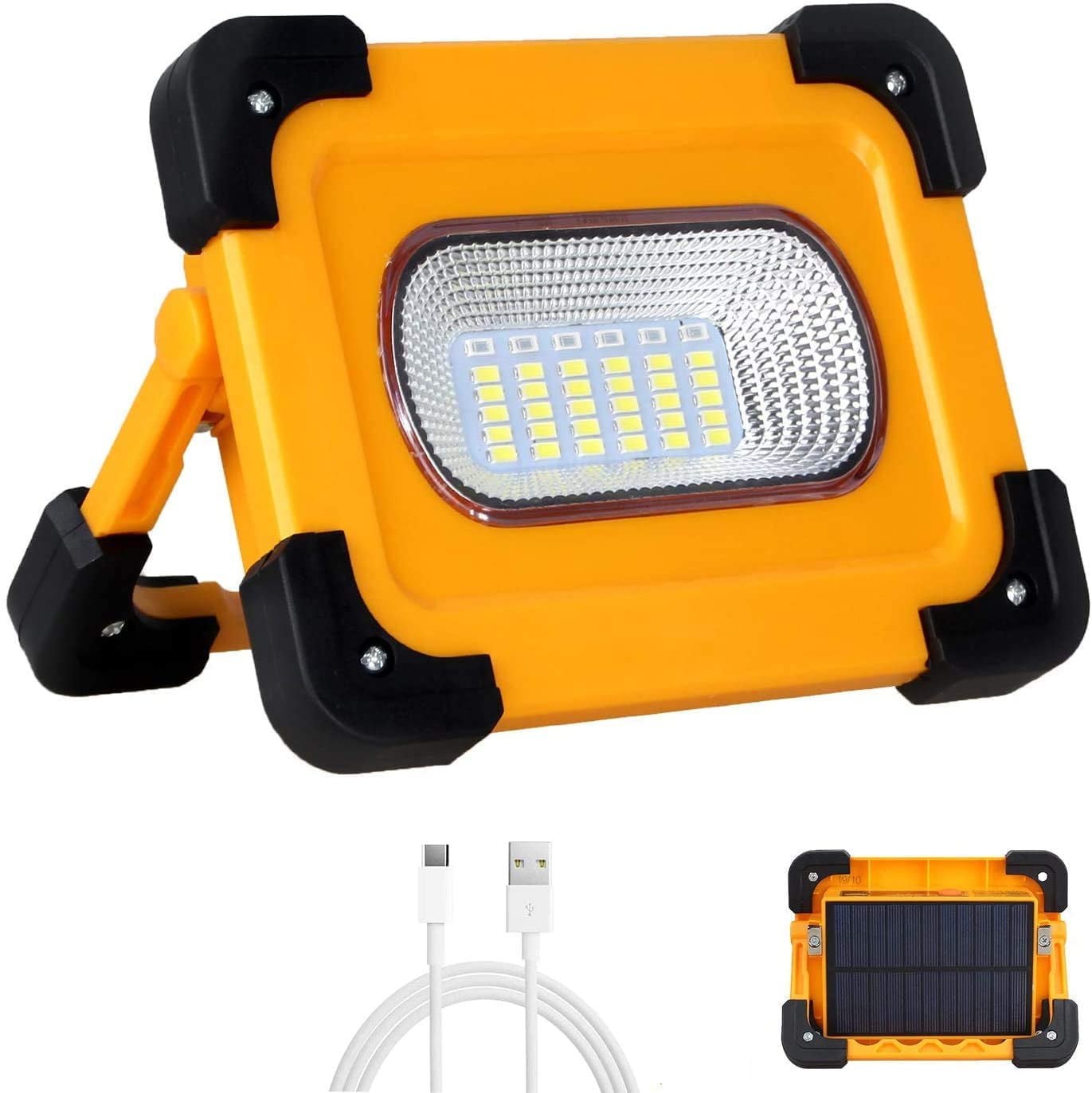 LED Floodlight Rechargeable Outdoor Working Light Camping Lamp Spotlight Lantern 