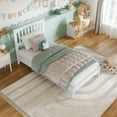 thumbnail image 4 of Becket Twin Wood Low Profile Platform Bed in White, 4 of 13